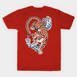 retro classic zodiac Tiger T-Shirt